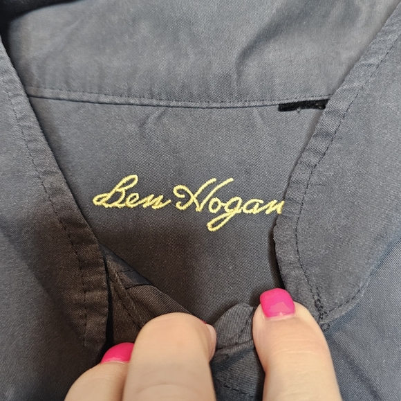 Ben Hogan Gray Short Sleeve Golf Windshirt - Picture 8 of 12